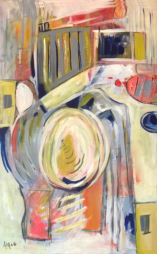 "Heavy Lifting" Original Painting
