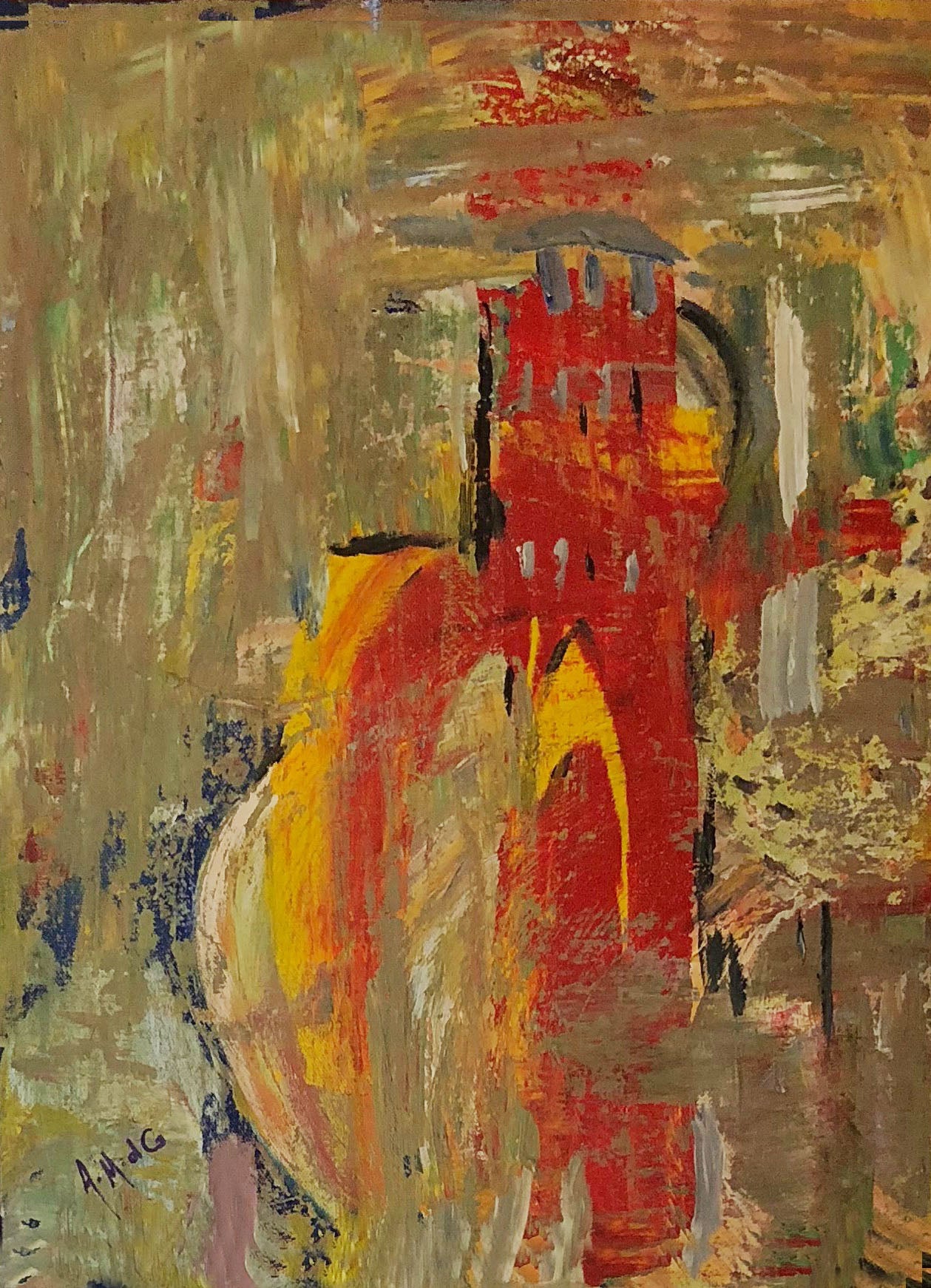 "Hustling" Original Painting