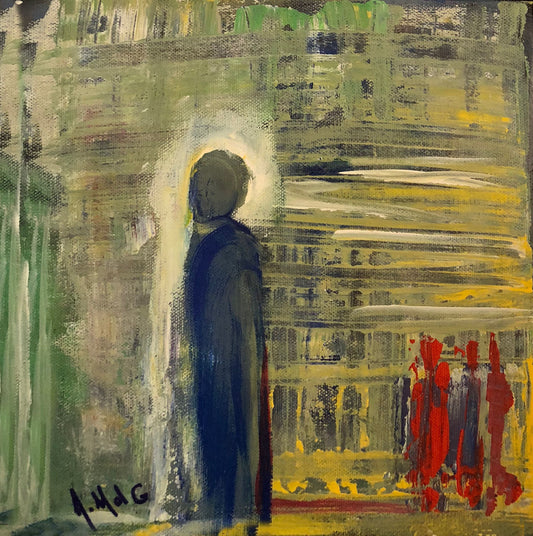 "Sol Searching in Blue" Original Painting